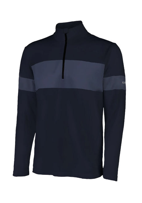 KARBON MS EROS 1/4 ZIP SKIVVY - BLACK/GREY