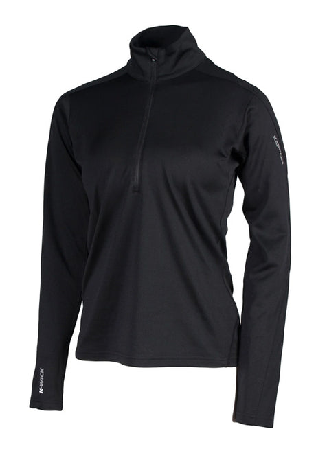 KARBON WS SHIFT II 1/4 ZIP TOP - BLACK