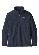 PATAGONIA BOYS BETTER SWEATER 1/4 ZIP | NAVY