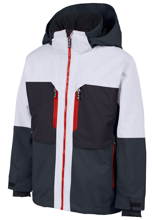 KARBON JNR THEOREM JACKET - WHT/BLK/RED