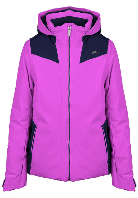KJUS JNR FORMULA JACKET - FOXGLOVE/ATLANTA BLUE