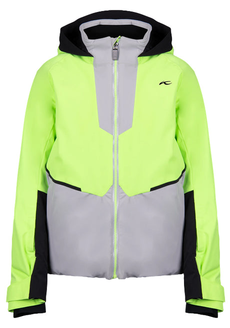 KJUS JNR FORMULA JACKET - LIMELIGHT/ALLOY