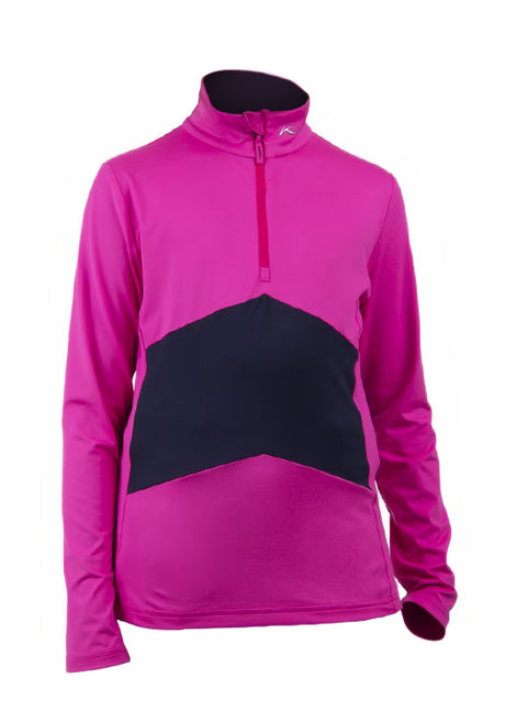 KJUS JNR JULIE 1/2 ZIP MAGENTA-ATLANTA