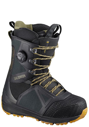 SALOMON LO FI SNOWBOARD BOOTS BLK/SPEK/YE/OLVE 2020