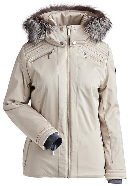NILS MARGAUX REAL FUR JACKET CHAMPAGNE