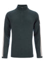 MEISTER MS CHASE RAGLAN SWEATER - OLIVE/WHITE
