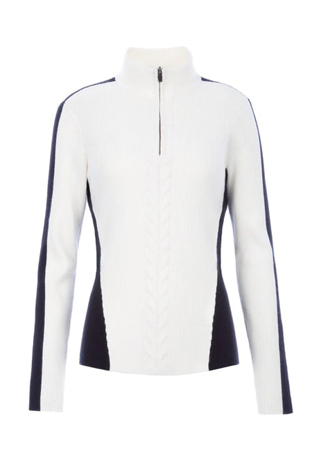 MEISTER WS ROWAN ZIP KNIT - WINTER WHITE