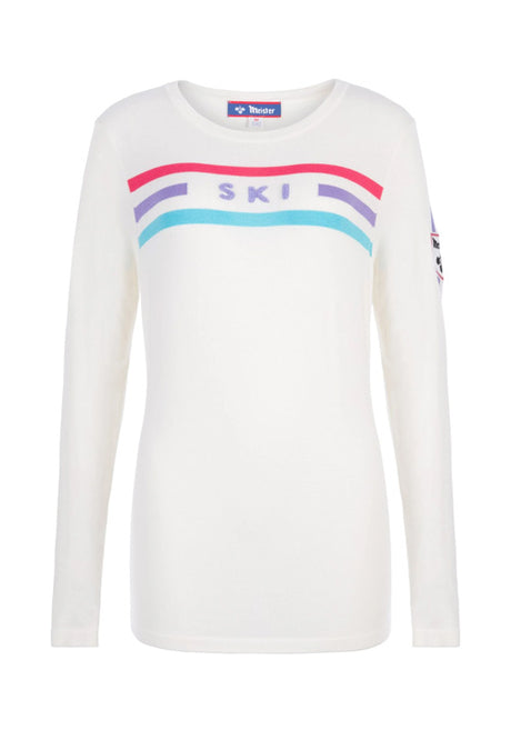 MEISTER WS SKI KNIT CREW - WHITE CLOUD PASTELS