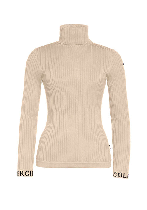 GOLDBERGH MIRA LONG SLEEVE KNIT - CHAMPAGNE
