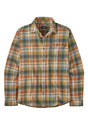 PATAGONIA MS COTTON FJORD LW FLANNEL SHIRT - LAVAS FERTILE BROWN