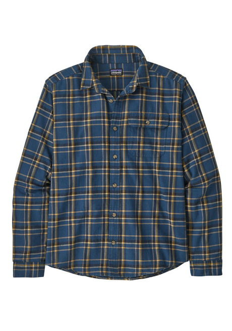 PATAGONIA MS COTTON FJORD LW FLANNEL SHIRT - MAJOR TIDEPOOL BLUE