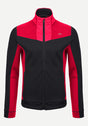 KJUS MS FORMULA MIDLAYER JACKET BLACK/CARMINE