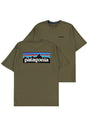 PATAGONIA MS P6 LOGO RESPONSIBILI TEE - WYOMING GREEN