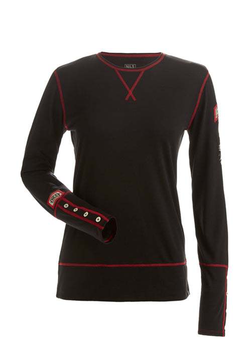 NILS ELLIE TOP - BLACK