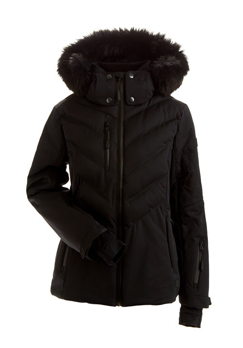 NILS WS SUNDANCE FAUX FUR JACKET - BLACK