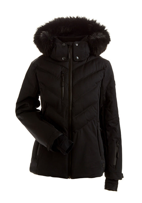 NILS WS SUNDANCE FAUX FUR JACKET - BLACK
