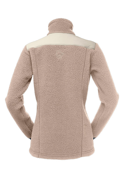 NORRONA WS TROLLVEGGEN THERMAL PRO FLEECE JKT - WINTER TWIG