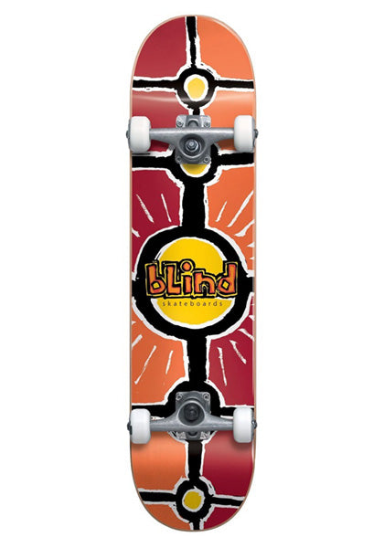 BLIND ROUND SPACE V2 SOFT WHEEL COMPLETE 7.0 MINI RED/ORANGE