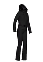 GOLDBERGH PARRY JUMPSUIT FAUX FUR - BLACK