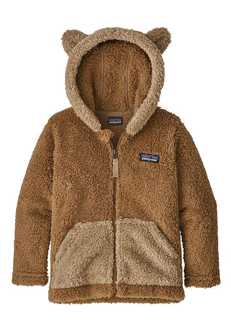 PATAGONIA BABY FURRY FRIENDS HOODY | BEECH BROWN