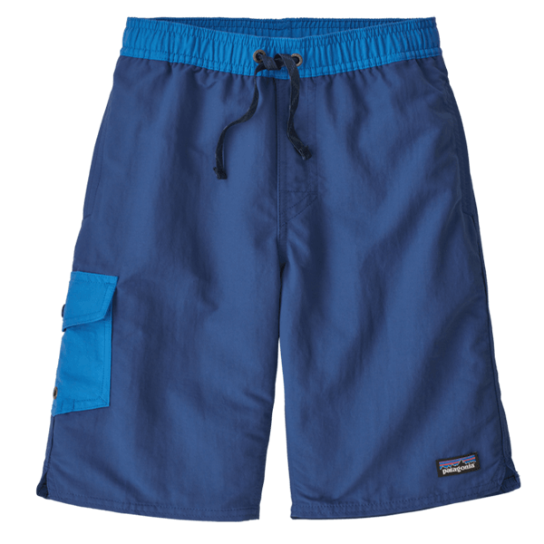 PATAGONIA BOYS BAGGIES BOARD SHORTS 9" SUPERIOR BLUE