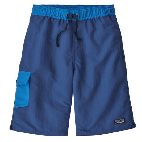 PATAGONIA BOYS BAGGIES BOARD SHORTS 9" SUPERIOR BLUE