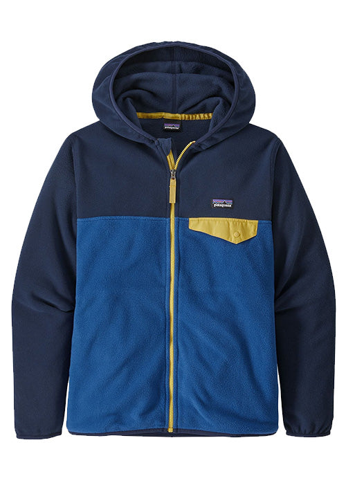 PATAGONIA BOYS MICRO D SNAP-T FLEECE JKT SUPERIOR BLUE