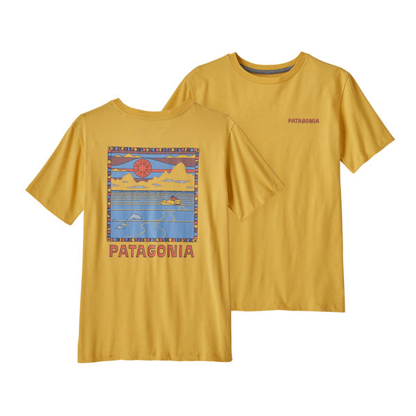 PATAGONIA BOYS REGEN ORGANIC COTTON TEE SHIRT