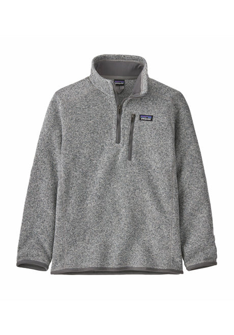 PATAGONIA JNR BETTER SWEATER 1/4 ZIP - STONEWASH
