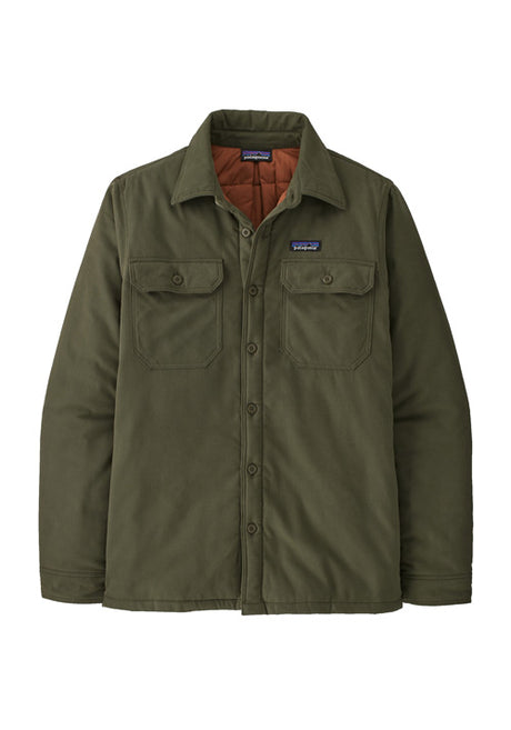 PATAGONIA MS INSULATED ORGANIC MW FJORD FLANNEL SHIRT