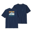 PATAGONIA MS LINE LOGO RIDGE TEE