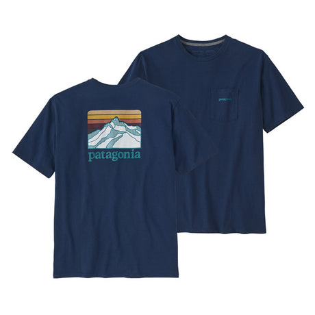 PATAGONIA MS LINE LOGO RIDGE TEE