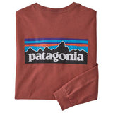 PATAGONIA MS LS P6 LOGO RESPONSIBILI TEE ROSEHIP