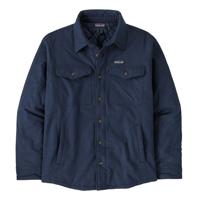 PATAGONIA MS LW INSULATED FJORD FLANNEL SHIRT NEW NAVY