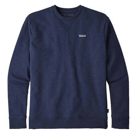 PATAGONIA MS P-6 LABEL UPRISAL CREW NEW NAVY