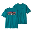 PATAGONIA MS P6 LOGO RESPONSIBILI TEE-BELAY BLUE