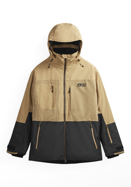 PICTURE MS TRACK JACKET - TANNIN/BLACK