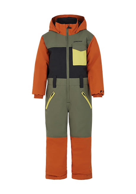 PROTEST ROULIN TD SNOWSUIT - UMBER ORANGE