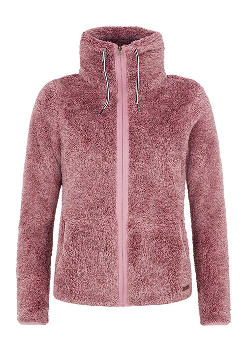 PROTEST WS RIRI FULL ZIP FLEECE - CAMEO PINK
