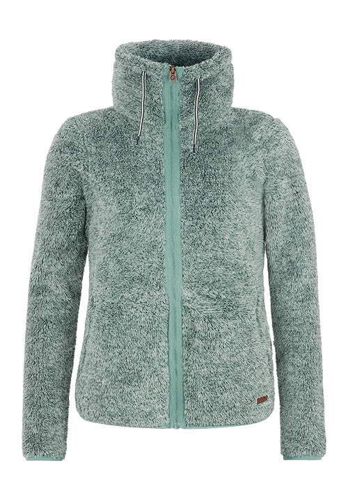 PROTEST WS RIRI FULL ZIP FLEECE - CROCODILE GREEN