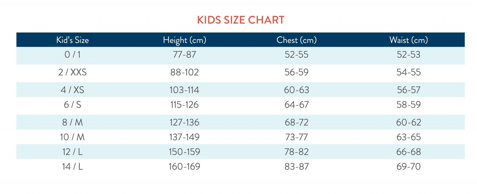 Size Guide