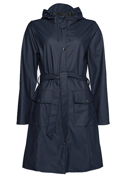 RAINS WS CURVE JACKET NAVY