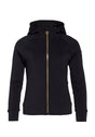 GOLDBERGH RAY FULL ZIP HOODED CARDIGAN - BLACK