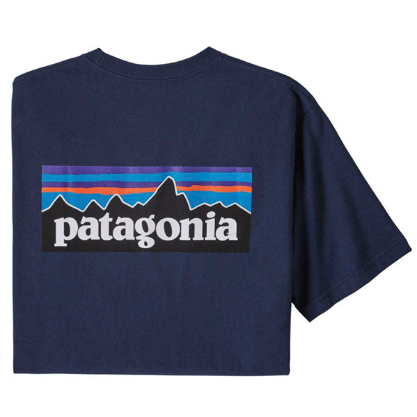 PATAGONIA MS P6 LOGO RESPONSIBILI TEE CLASSIC NAVY