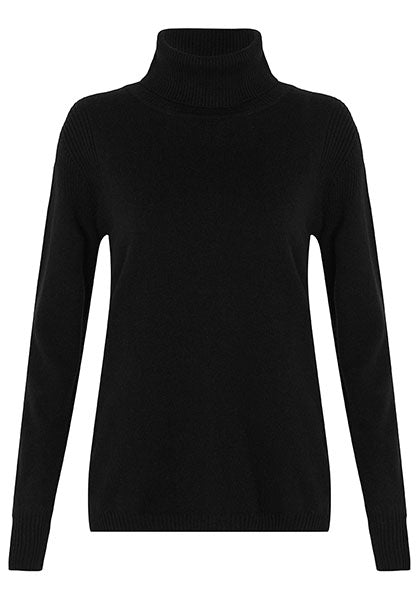 CASHMERE ESSENTIALS WS ROLL NECK
