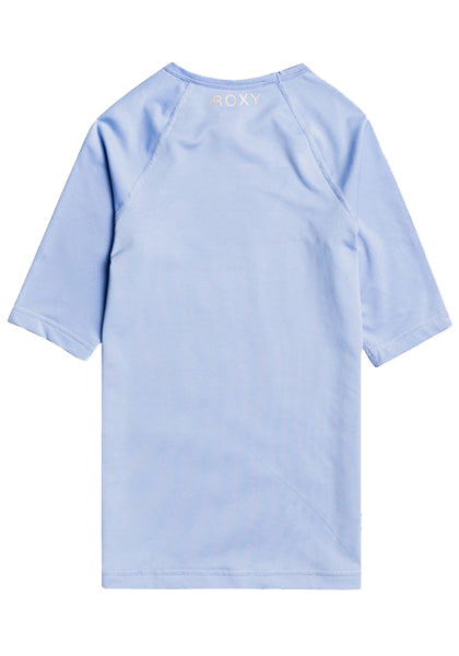 ROXY GIRLS BEACH CLASSICS SS RASH TOP | LAVENDER LUSTRE