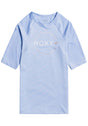 ROXY GIRLS BEACH CLASSICS SS RASH TOP | LAVENDER LUSTRE