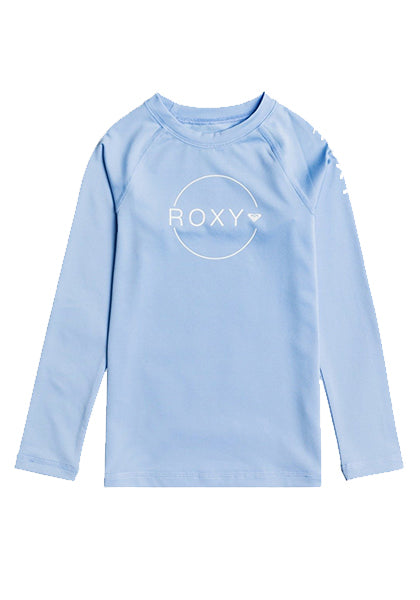 ROXY JNR BEACH CLASSICS LS RASH TOP | PLACID BLUE