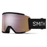 SMITH SQUAD XL BLACK CHROMA ROSE GOLD w STORM BLUE