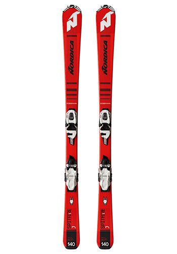 NORDICA SPITFIRE J SKIS w FDT 7.0 RED